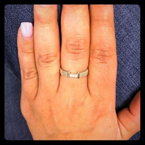 Tiffany & Co. Somerset Mesh diamond ring size 7